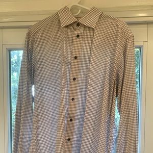 17” contemporary fit Eton designer shirt.